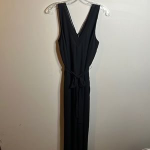Banana Republic black sleeveless jumpsuit